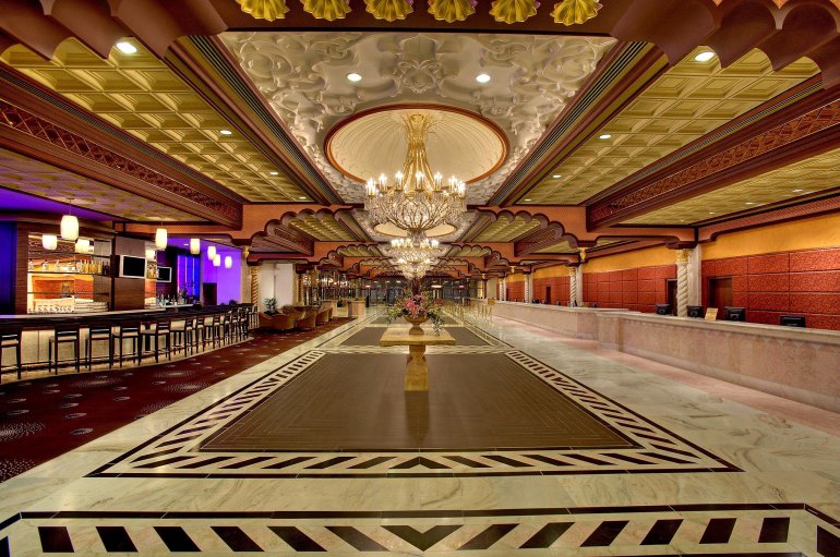 Hotel lobby Trump Taj Mahal