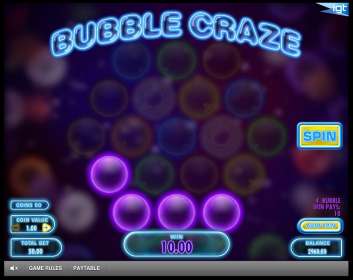 Bubble Craze by IGT CA