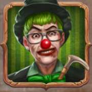 Green clown symbol in 3 Clown Monty slot