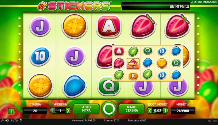 Play Stickers slot CA
