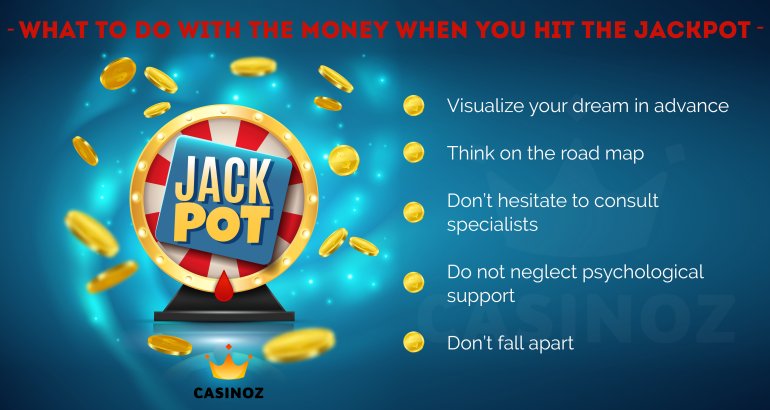 How to dispose of the jackpot won at the casino?