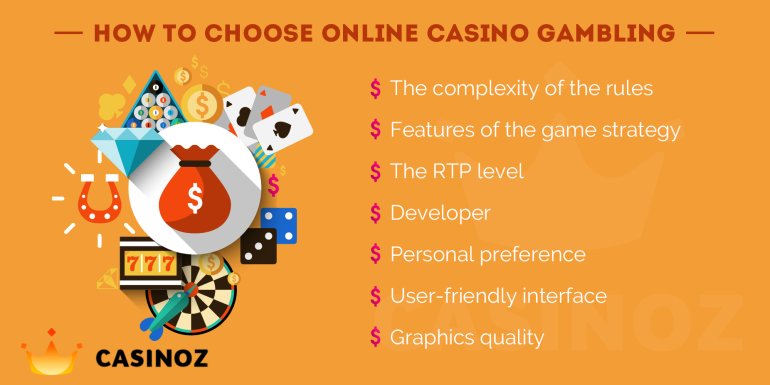 casino games choosing best casino games