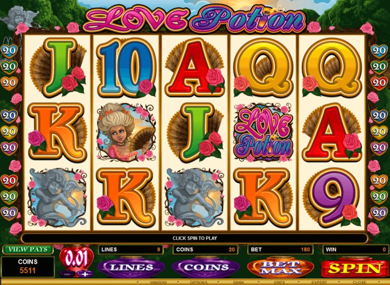 Video Slot Love Potion