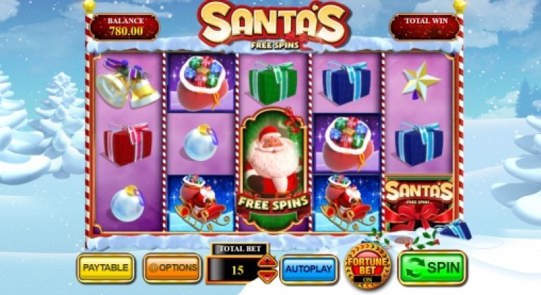 Santa's Free Spins video slot