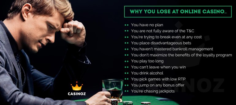 mistakes of casino customers