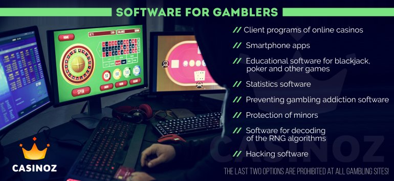 internet casinos software