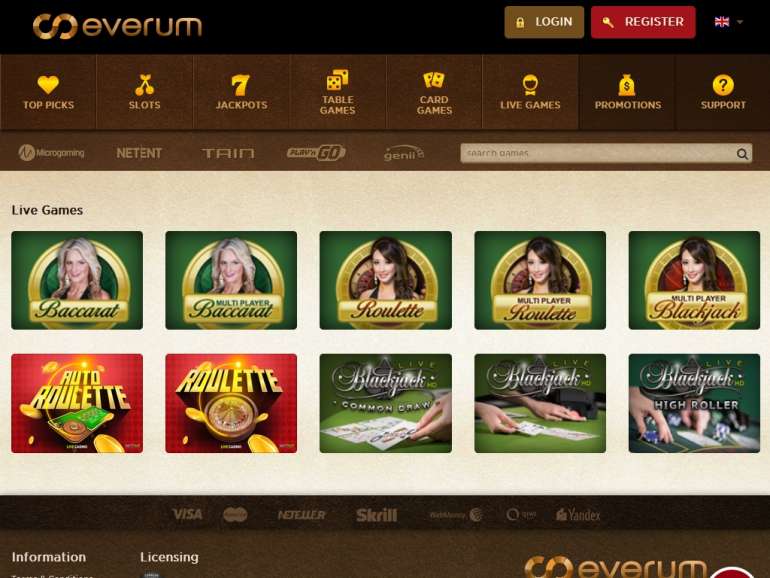 in Everum Casino Everum Casino