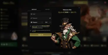 Golden Billy Casino: Registration