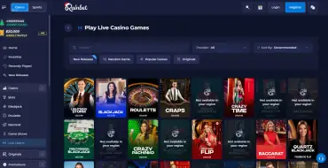 Rainbet Casino: Live dealers