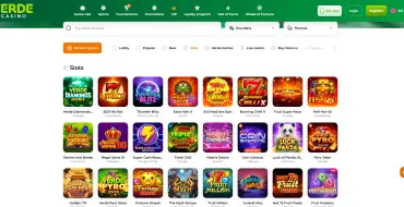Verde Casino: Games