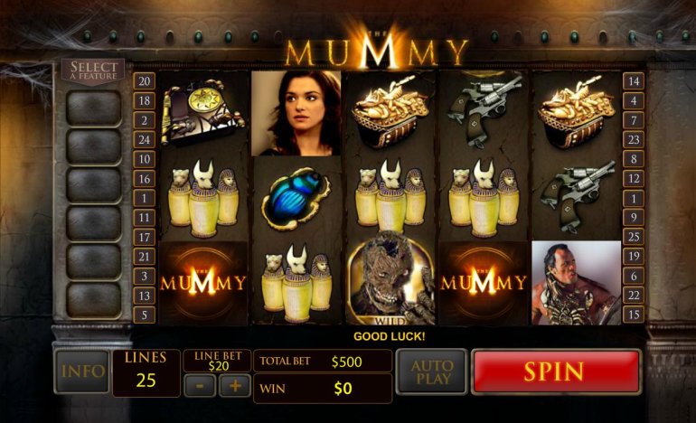 The slot machine Mummy