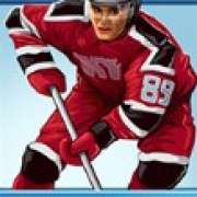 Red hockey player symbol in Hockey Attack slot