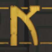 K symbol in God’s Temple Deluxe slot