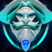 Blue head symbol in Towering Pays Excalibur slot