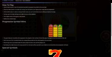 1 Reel Fruits: Features