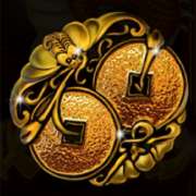 Coins symbol in Rise of the Dragon slot