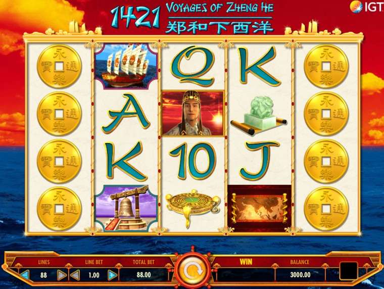 Play 1421 Voyages of Zhang He slot CA
