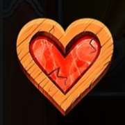 Hearts symbol in Khan's Wild Quest slot