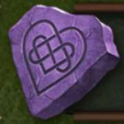 Hearts symbol in The Faces of Freya slot