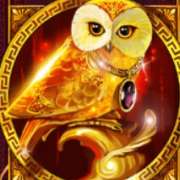 Golden owl symbol in The Golden Owl of Athena slot
