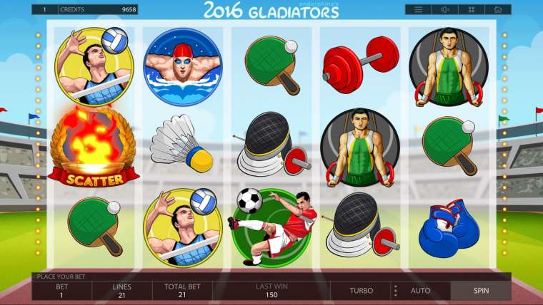 Play 2016 Gladiators slot CA