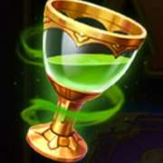 Cup symbol in Book of Wizard: Crystal Chance slot