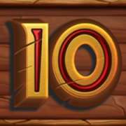 10 symbol in Buffalo Blox Gigablox slot
