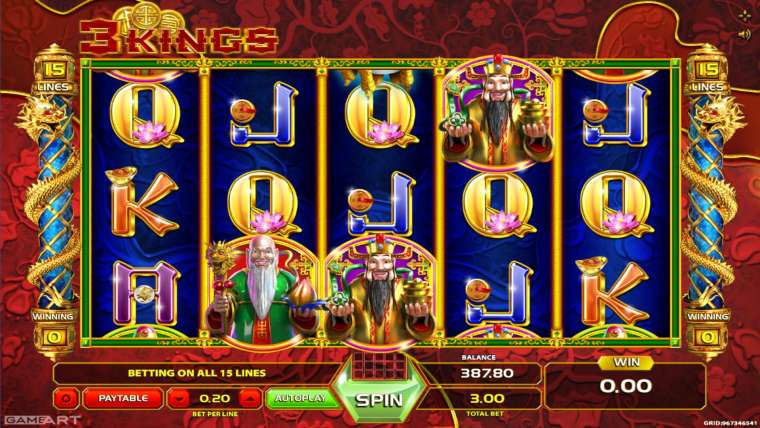 Play 3 Kings slot CA