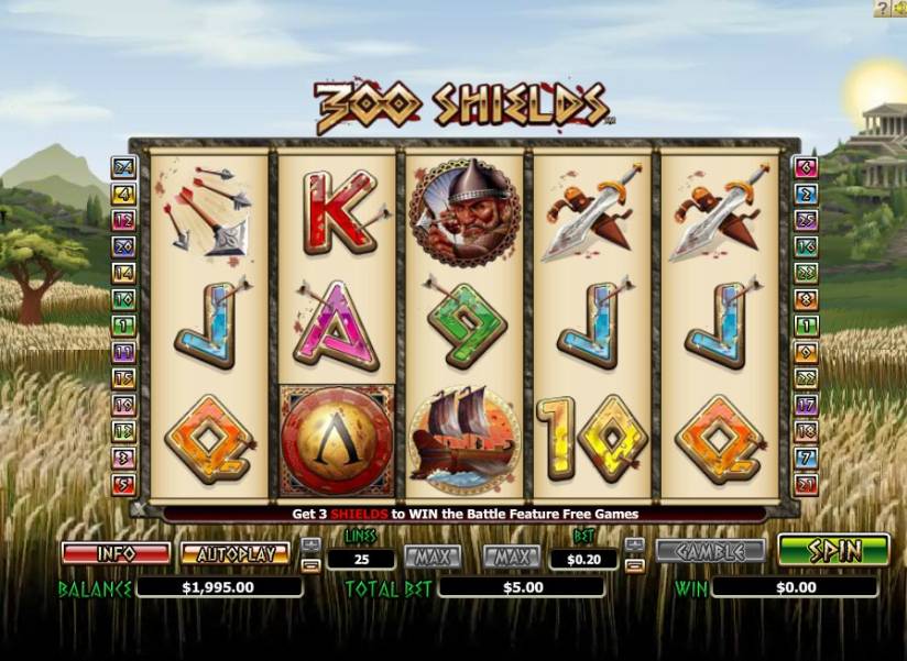 300 Shields slot