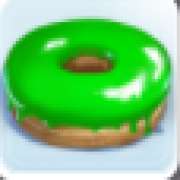 Зеленый донат symbol in Donuts slot