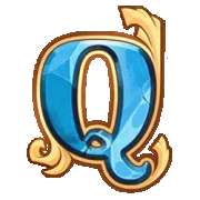 Q symbol symbol in Golden Unicorn Deluxe slot