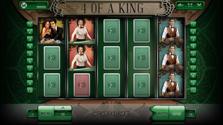 Play 4 of a King slot CA