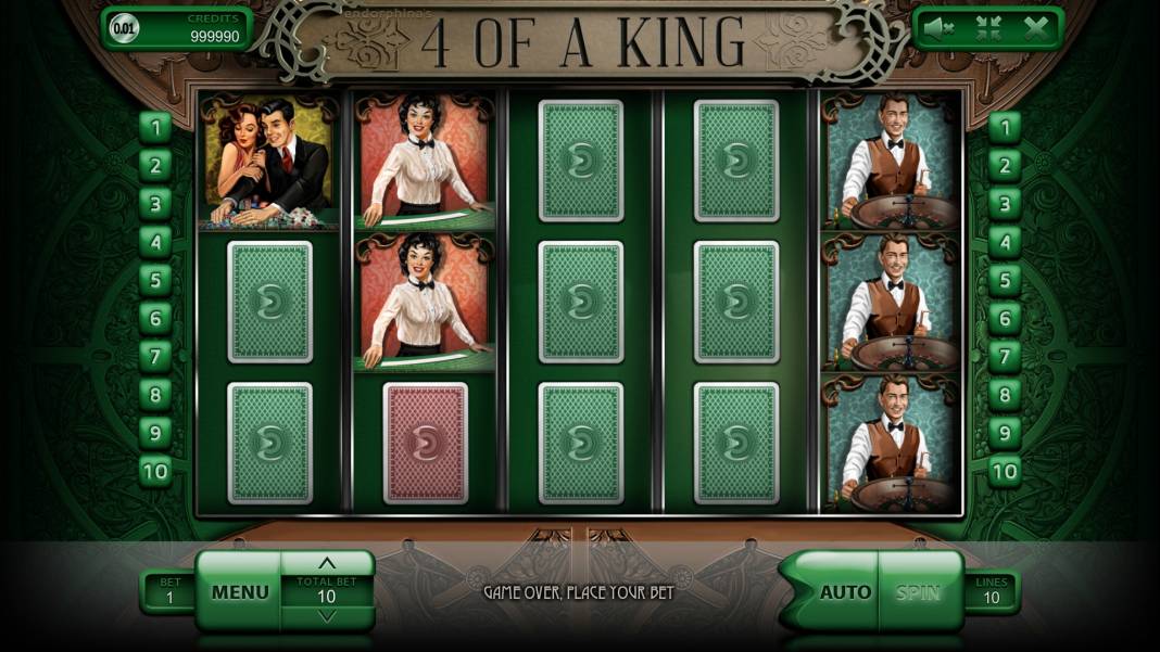 4 of a King slot