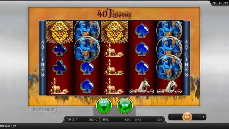 Play 40 Thieves slot CA