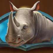 Rhinoceros symbol in Safari of Wealth slot