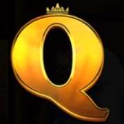 Q symbol in Majestic King Sunset slot