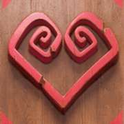 Hearts symbol in Easter Island 2 slot