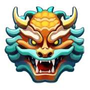 Dragon mask symbol in Dragon’s Lucky 25 slot