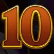 10 symbol in Book of Wizard: Crystal Chance slot