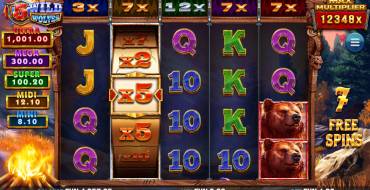 5 Wild Wolves: Free spins