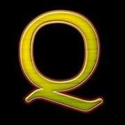 Q symbol in Books & Pearls Respins of Amun-Re slot