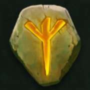 Yellow stone symbol in The Trolls' Treasure slot