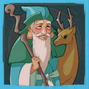 7 Lucky Gods: God in turquoise