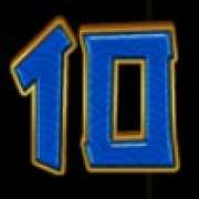 10 symbol in Retro Tiger slot