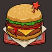 Burger symbol in Fat Frankies slot