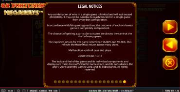 88 Fortunes Megaways: Rules
