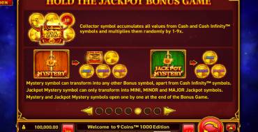 9 Coins: 1000 Edition: Bonus games
