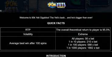 90K Yeti Gigablox: Rules