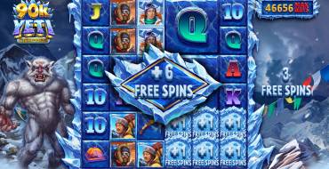90K Yeti Gigablox: Free spins and/or respins