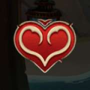 Hearts symbol in Pirates 2: Mutiny slot